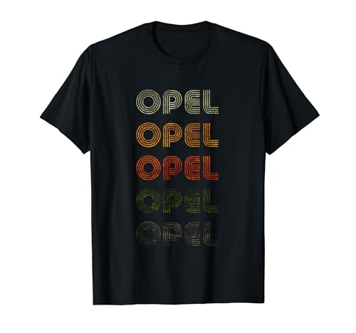 Love Heart Opel Tee Grunge Vintage Style Schwarz Opel T-Shirt