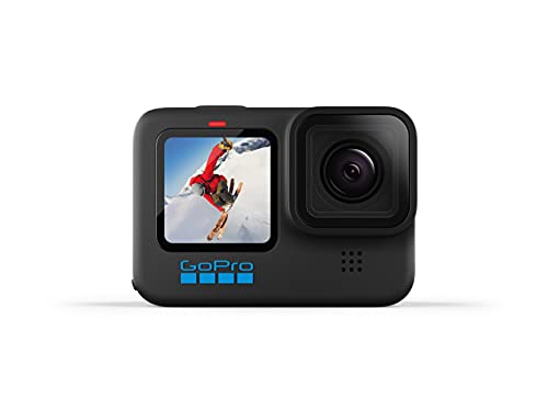 GoPro HERO10 Schwarze wasserdichte Actionkamera mit Front-LCD und Touch-Rückseite, 5,3K60 Ultra...
