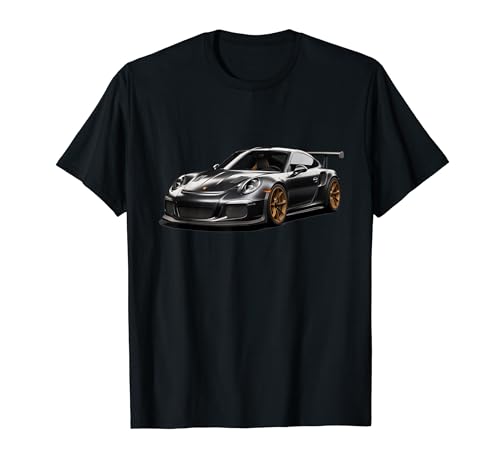 Porsch GT 3 RS Grau Sportwagen Coupe 911 T-Shirt