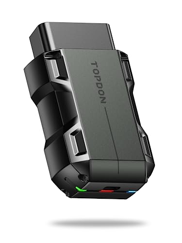 TOPDON Topscan OBD2 Diagnosegerät, Aktiver Test, OBD2 Bluetooth Adapter mit 8 Reset-Diensten,...