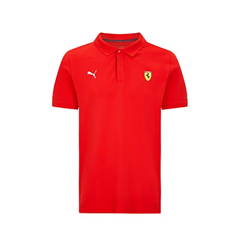 Ferrari - Offizielle Formel 1 Merchandise 2021 Kollektion - Herren - Classic Polo - Kurze Ärmel - Red -...