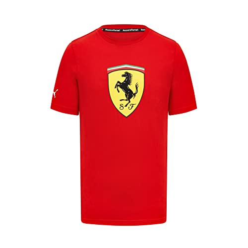 Scuderia Ferrari - Schild-T-Shirt - Rot - Männer - Größe: M