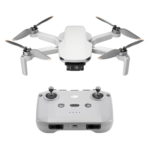 DJI Mini 4K, Drohne mit 4K UHD Kamera für Erwachsene, unter 249 g, 3-Achsen Gimbal Stabilisierung, 10 km...