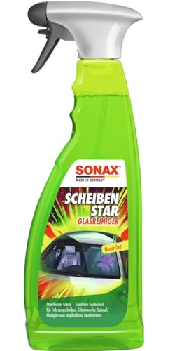 SONAX ScheibenStar (750 ml) Scheibenreiniger für Fahrzeugscheiben, Scheinwerfer und Spiegelflächen,...