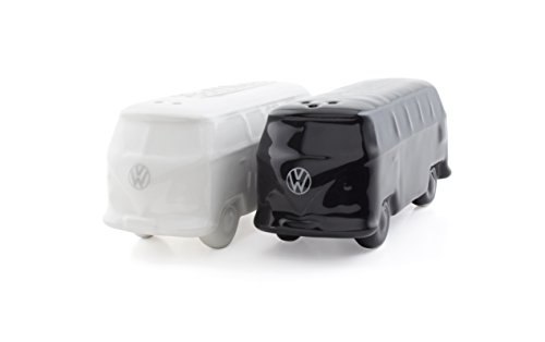 BRISA VW Collection - Volkswagen Salz- & Pfefferstreuer aus Keramik im T1 Bulli Bus Design 2-teilig...