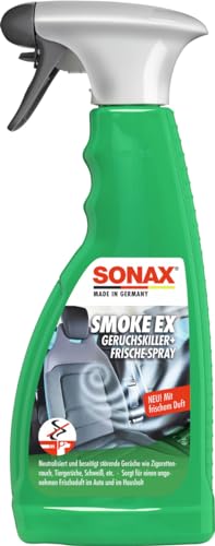 SONAX SmokeEx Geruchskiller + Frische-Spray (500 ml) befreit Textilien zuverlässig und langanhaltend von...