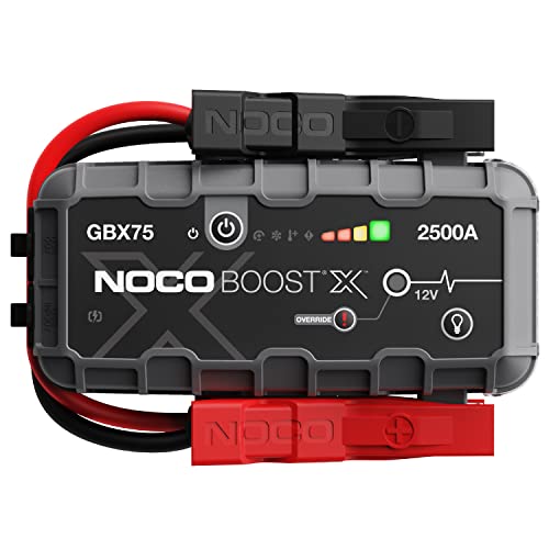 NOCO Boost X GBX75 2500A 12V UltraSafe Starthilfe Powerbank, Auto Batterie Booster, Tragbare USB...