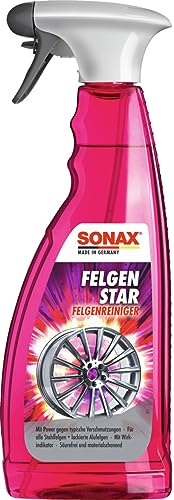 SONAX FelgenStar (750 ml) säurefreier Felgenreiniger zur effektiven Reinigung von Stahlfelgen &...