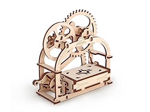 UGEARS Mechanische Box 3D Holzpuzzle für Erwachsene und Jugendliche - Originallagerung von Visitenkarten