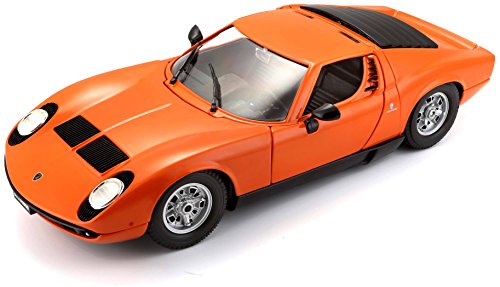 Bburago 1: 18 Gold Lamborghini Miura (1968) (Farbe kann variieren)
