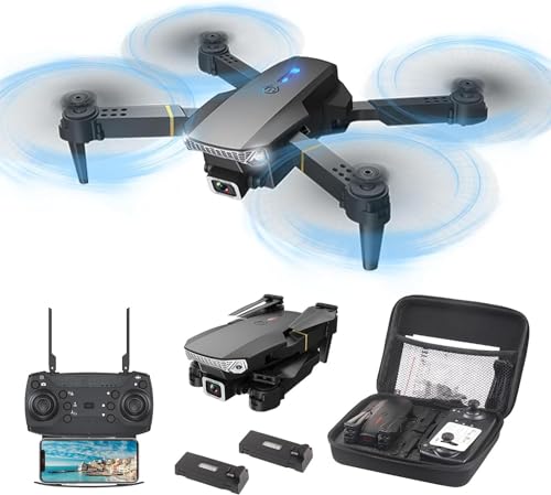 Wipkviey Drohne mit Kamera für Anfänger, T27 Faltbare-Quadcopter für Erwachsene, FPV RC-Drohnen mit...