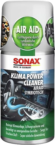 SONAX KlimaPowerCleaner AirAid symbiotisch (100 ml) Klimareiniger sorgt schnell und einfach für...