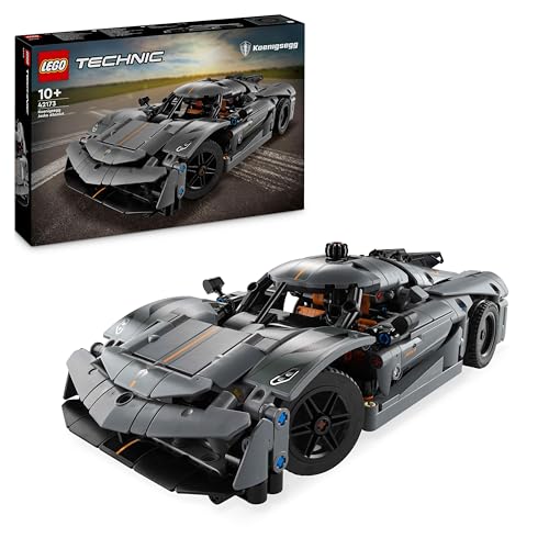 LEGO Technic Koenigsegg Jesko Absolut Supersportwagen in Grau, Bauspielzeug für Jungen und Mädchen,...
