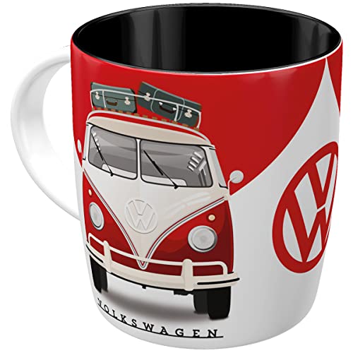 Nostalgic-Art Retro Kaffee-Becher, 330 ml, VW – Good In Shape – Volkswagen Bus Geschenk-Idee,...