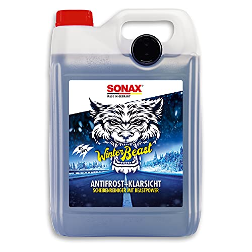 SONAX WinterBeast AntiFrost+KlarSicht Gebrauchsfertig bis -20 °C (5 Liter) schneller, schlierenfreier &...