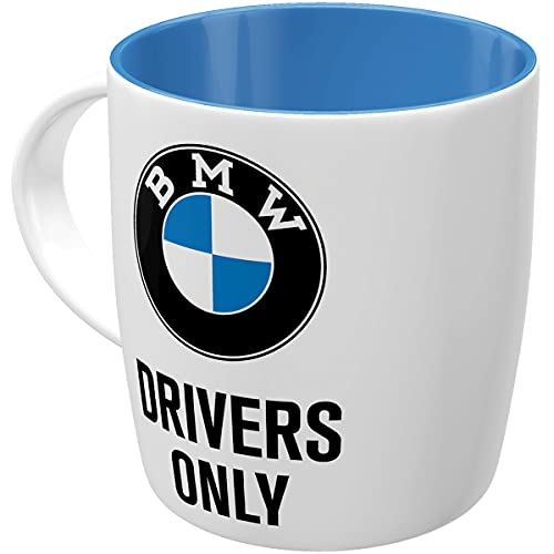 Nostalgic-Art Retro Kaffee-Becher, 330 ml, BMW – Drivers Only – Geschenk-Idee für BMW Accessoires...