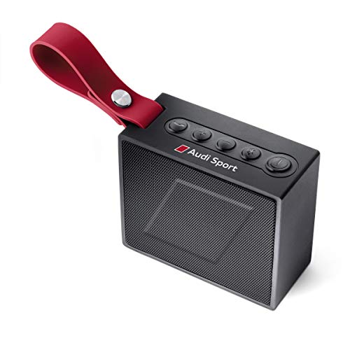 Audi 3291700700 Bluetooth Lautsprecher, schwarz/rot