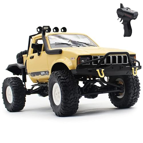 Mostop Ferngesteuertes Auto, Full Scale 4WD Off-Road RC Crawler,RC Car mit Gas & Lenkung Kontrolle,...