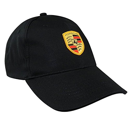 Porsche Porsche Black Crest Logo Cap, offiziell lizenziert