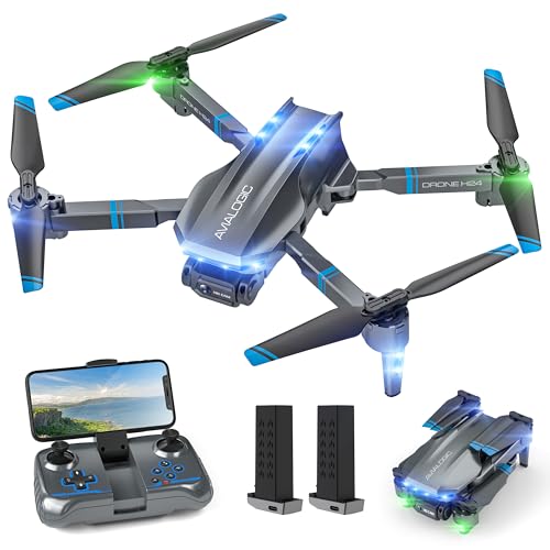 H24 Drohne mit Kamera HD 1080P, RC Drone für Erwachsene und Kinder, Faltbar Quadcopter mit WiFi...