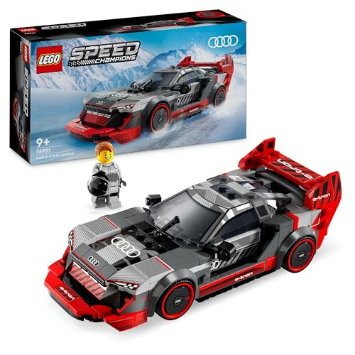 LEGO Speed Champions Audi S1 e-tron quattro Rennwagen Set mit Auto-Spielzeug zum Bauen, Spielen und...