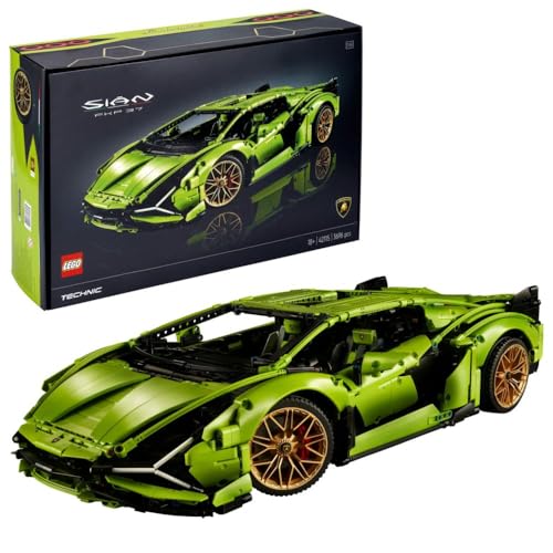 LEGO Technic Lamborghini Sián FKP 37 Rennauto, Modellbausatz für Erwachsene, Geschenkidee zum...
