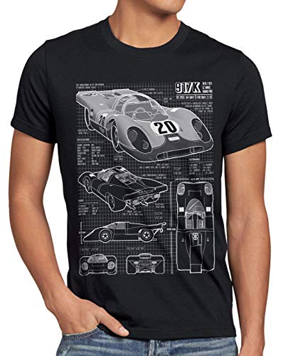 style3 917K Blaupause Herren T-Shirt Le Mans