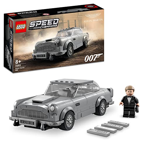 LEGO 76911 Speed Champions 007 Aston Martin DB5, James Bond Auto-Spielzeug zum Film Keine Zeit zu...
