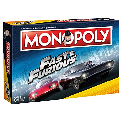 Winning Moves WIN44864 Monopoly: Fast & Furious, Mehrfarbig