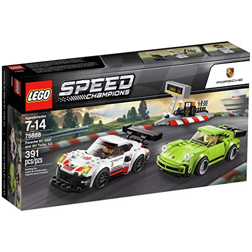 LEGO Speed Champions Porsche 911 RSR und 911 Turbo 3.0 75888 Konstruktionsspielzeug
