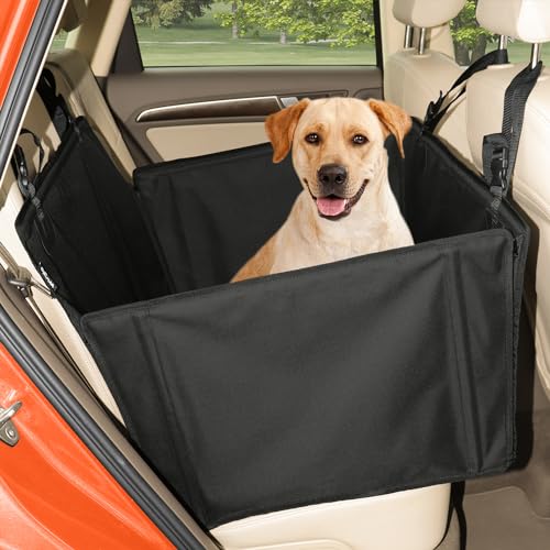 Extra Stabiler Hunde Autositz - Verstärkter Autositz für kleine und mittlere Hunde mit 4...
