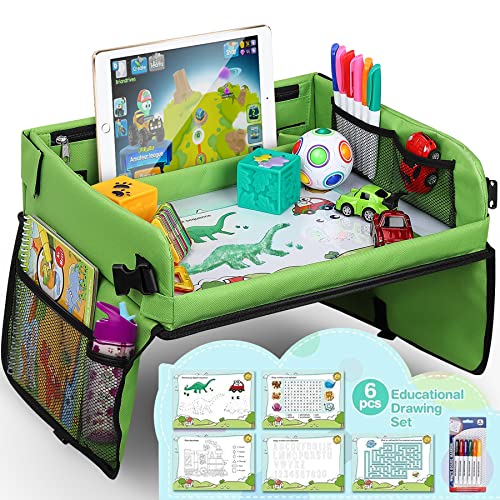 lenbest Kinder Reisetisch Kindersitz Spiel - Lernspielzeug für den Innenbereich mit 1 Transparenter...