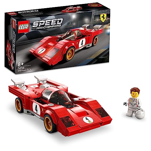 LEGO Speed Champions 1970 Ferrari 512 M Bausatz für Modellauto, Spielzeug-Auto, Rennwagen für Kinder,...