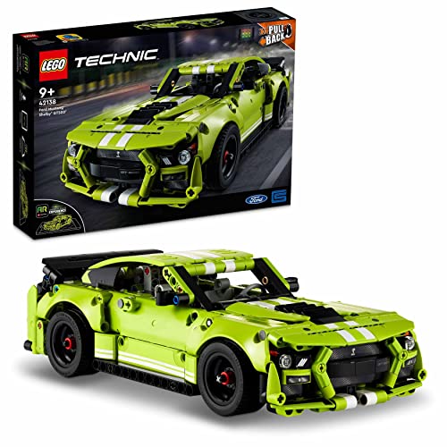 LEGO Technic Ford Mustang Shelby GT500, Modellauto-Bausatz, Spielzeugauto, Rennauto für Kinder und...