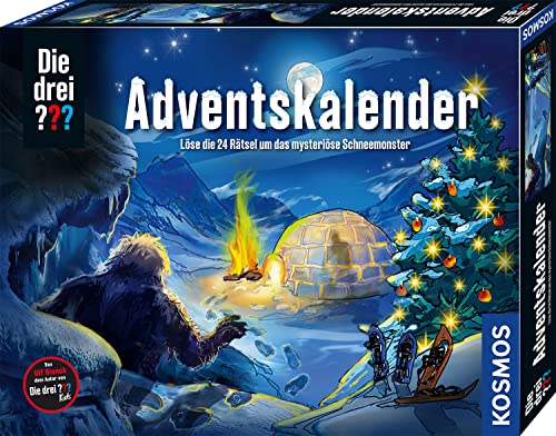 Die drei ??? Adventskalender 2023 von KOSMOS 632533, Löse die 24 spannenden Rätsel um das mysteriöse...