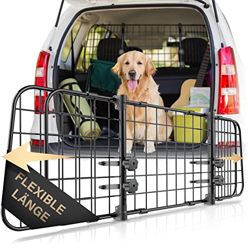 HELDENWERK Universal Kofferraum Trenngitter für Hunde - Auto Hundegitter zum Transport für deinen Hund...