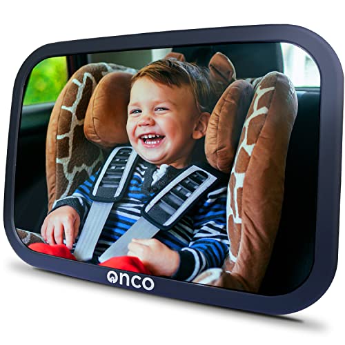 Onco 360° Baby Autospiegel - 2024 & 2023 Preisgekrönter Auto Spiegel für Baby Rücksitz, 100%...