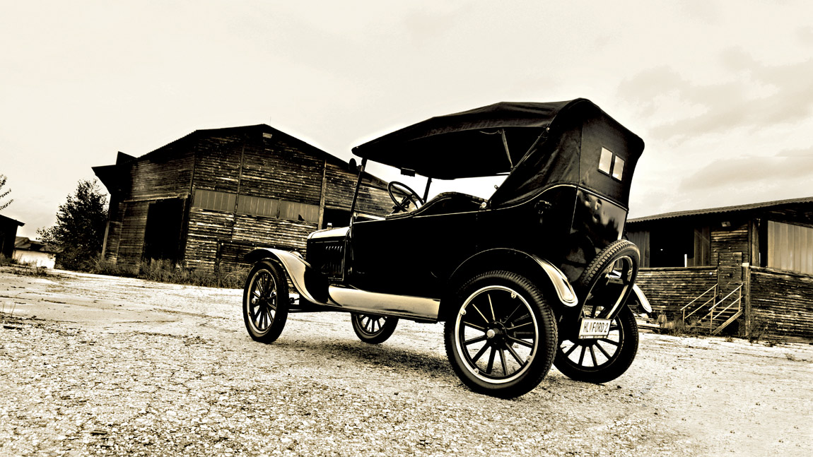 Ford Model T, ein amerikanisches Auto.