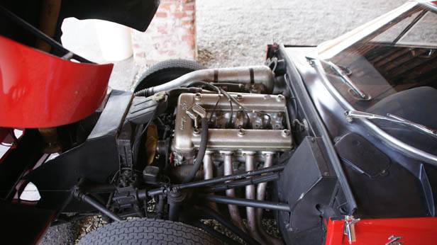 Motorraum des Alfa Romeo Giulia TZ