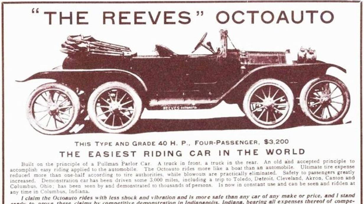 Skurrile Autos der Geschichte das Octoauto von Milton Reeves