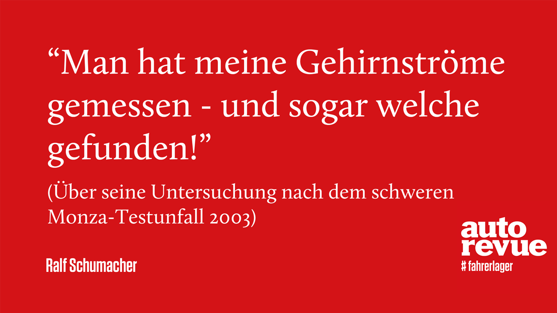 Best of Zitate: Ralf Schumacher