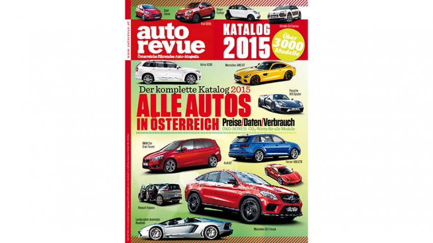 autorevue Katalog 2015 - alle Autos, die 2015 in Österreich erhältlichen waren