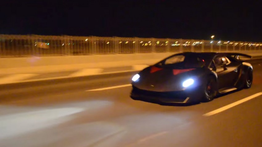 Ausfahrt mit dem Lamborghini Sesto Elemento