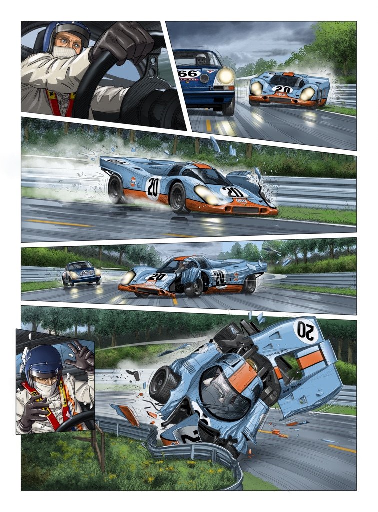 Steve McQueens Le Mans gibt's jetzt auch als Comic