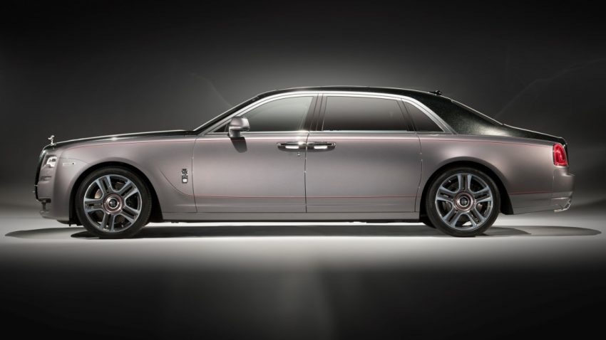 Rolls-Royce lackiert Ghost mit echtem Diamantenstaub