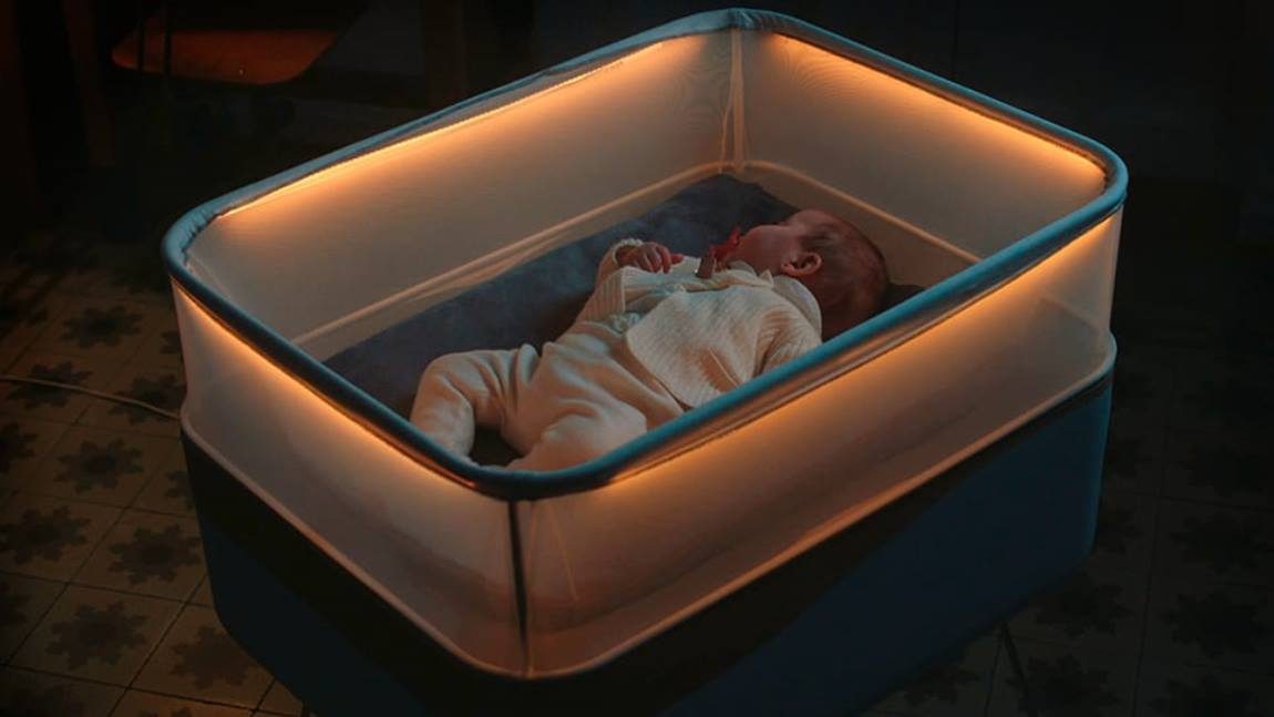 Fords Baby-Bett hat die einschläfernde Wirkung einer Autofahrt