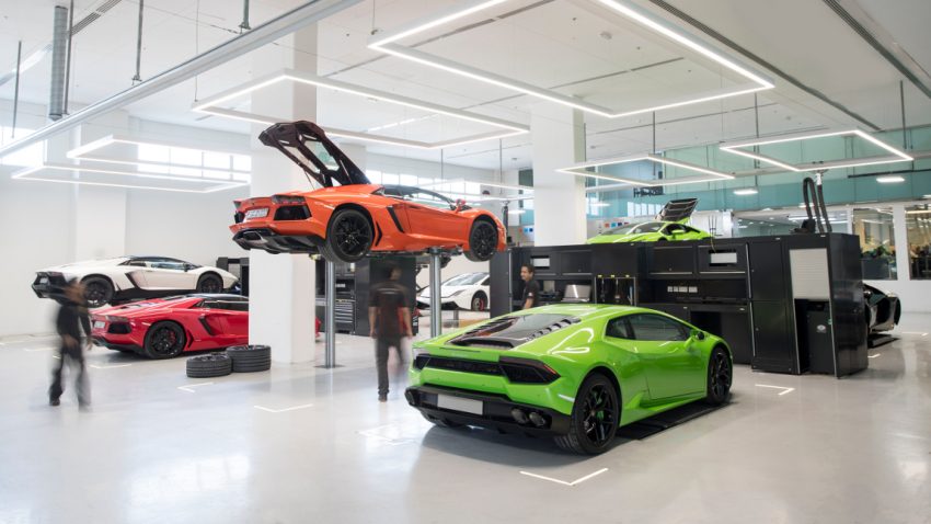 Lamborghini eröffnete weltgrößten Showroom in Dubai