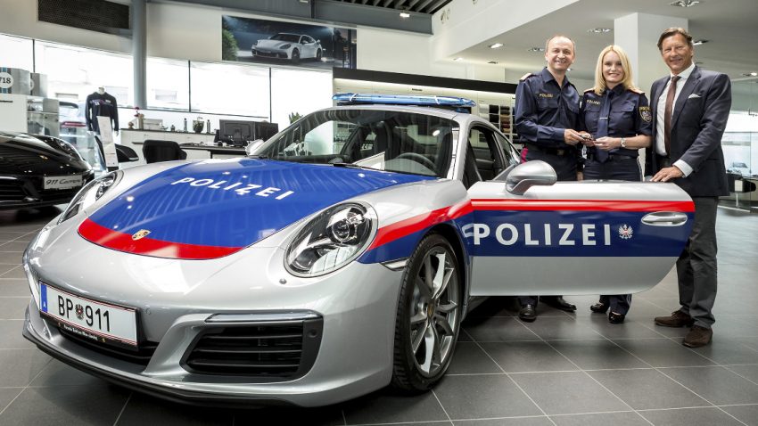 Die Polizei fährt jetzt Porsche