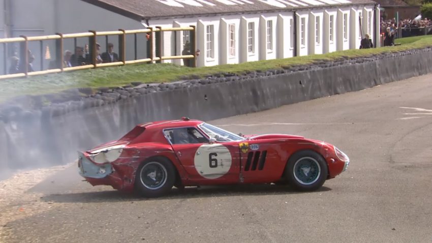 Auch ein Ferrari 250 GTO ist nicht unverwundbar