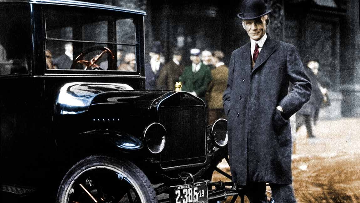 Henry Ford und sein Modell T.